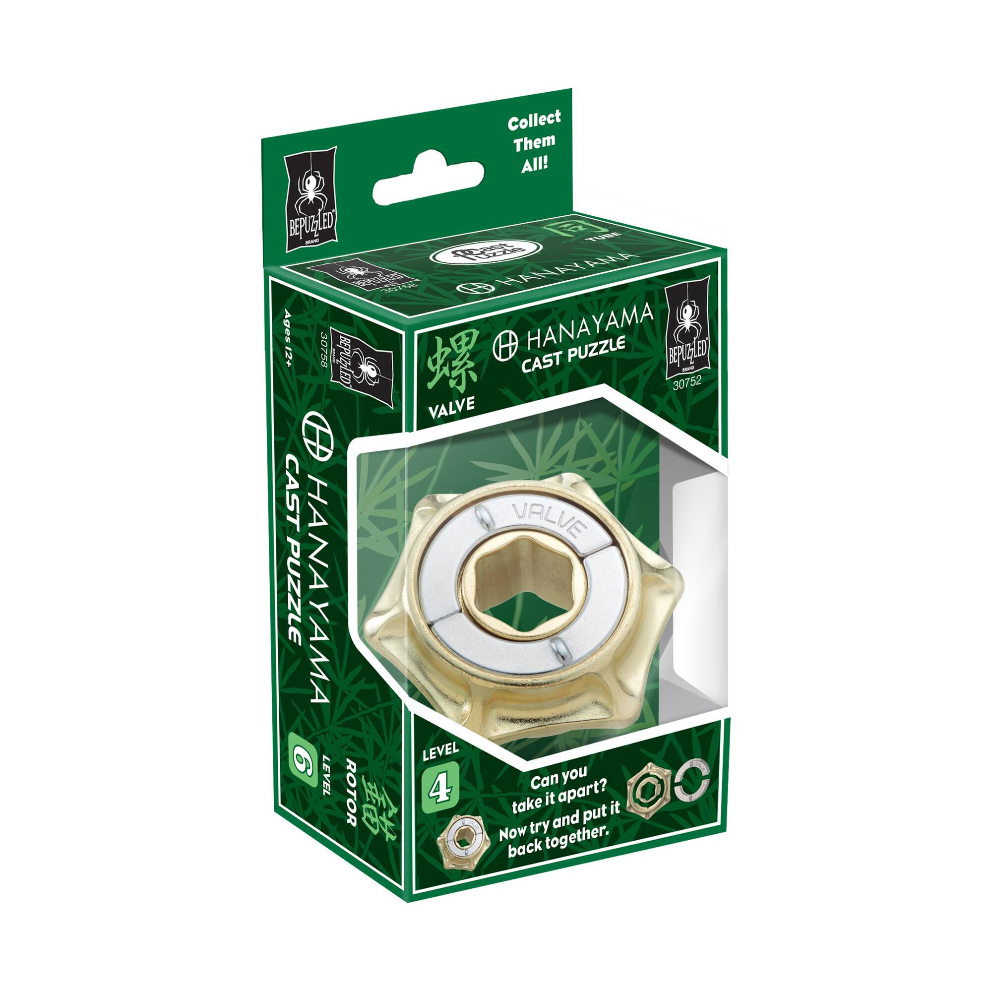 Hanayama Level 4 Cast Puzzle - Valve